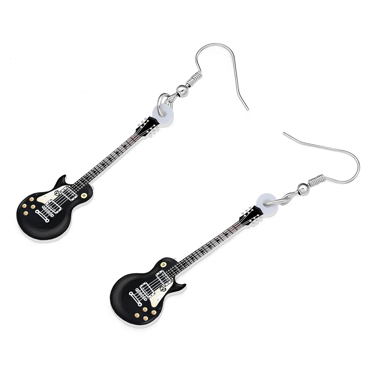 Anime Guitar Dangle Earrings Musical Instruments