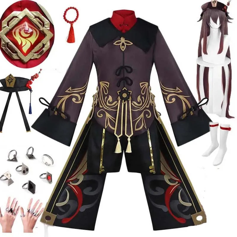 Hu Tao Cosplay Outfit – Ghostly Glam for Genshin Impact Queens