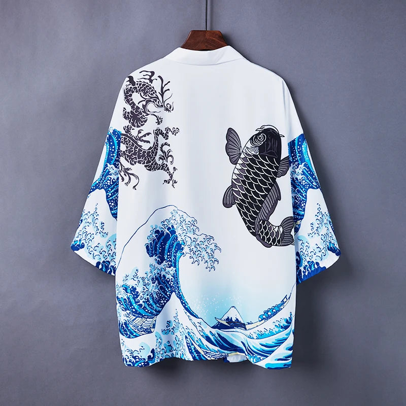 Traditional Japanese Yukata Kimono – Elegant Anime-Inspired Style for Cosplay & Beach Days
