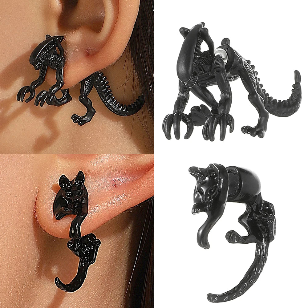 1 piece - Monster or Cat Earring