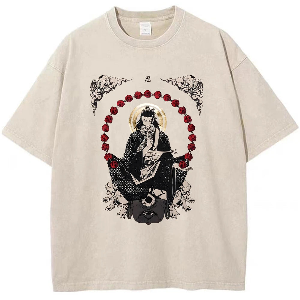 Anime Vintage Washed T-shirts