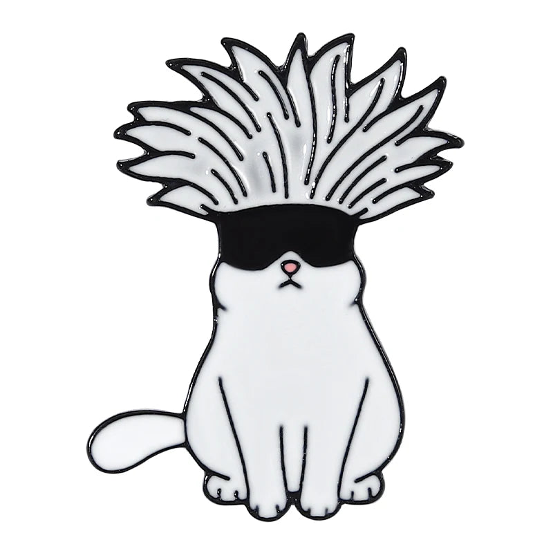Gojo Meowtoru: Cursed Cuteness Pin