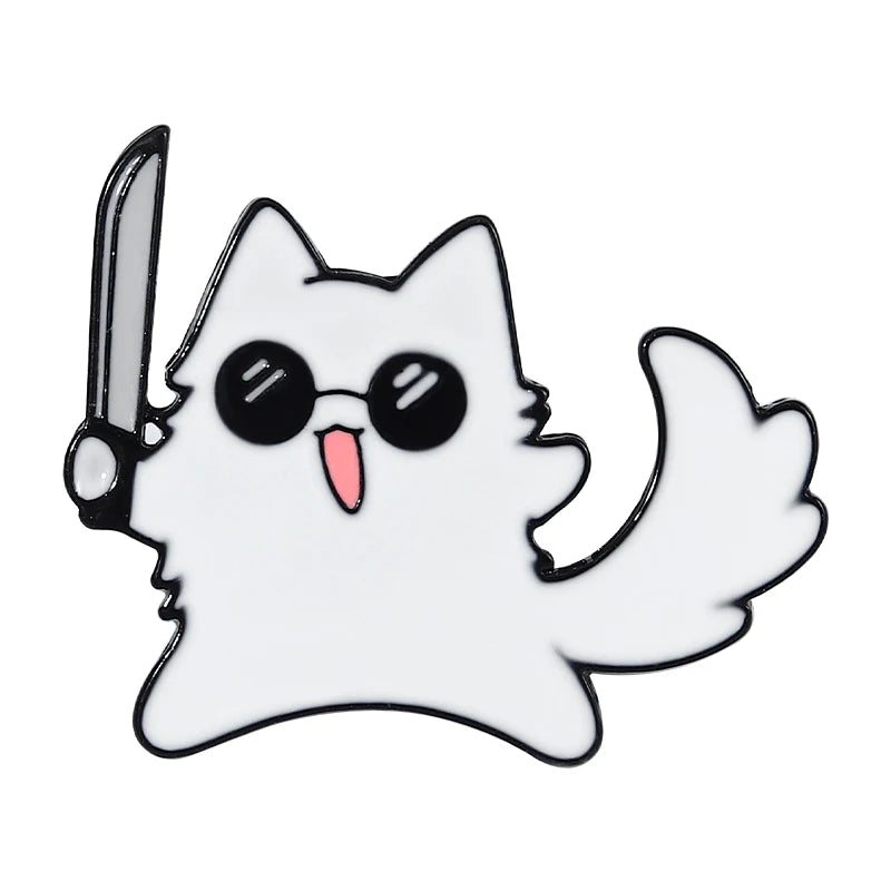 Gojo Meowtoru: Cursed Cuteness Pin
