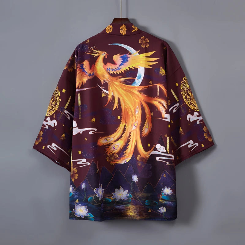 Traditional Japanese Yukata Kimono – Elegant Anime-Inspired Style for Cosplay & Beach Days