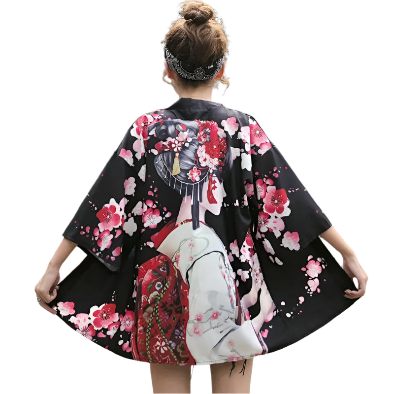 Traditional Japanese Yukata Kimono – Elegant Anime-Inspired Style for Cosplay & Beach Days