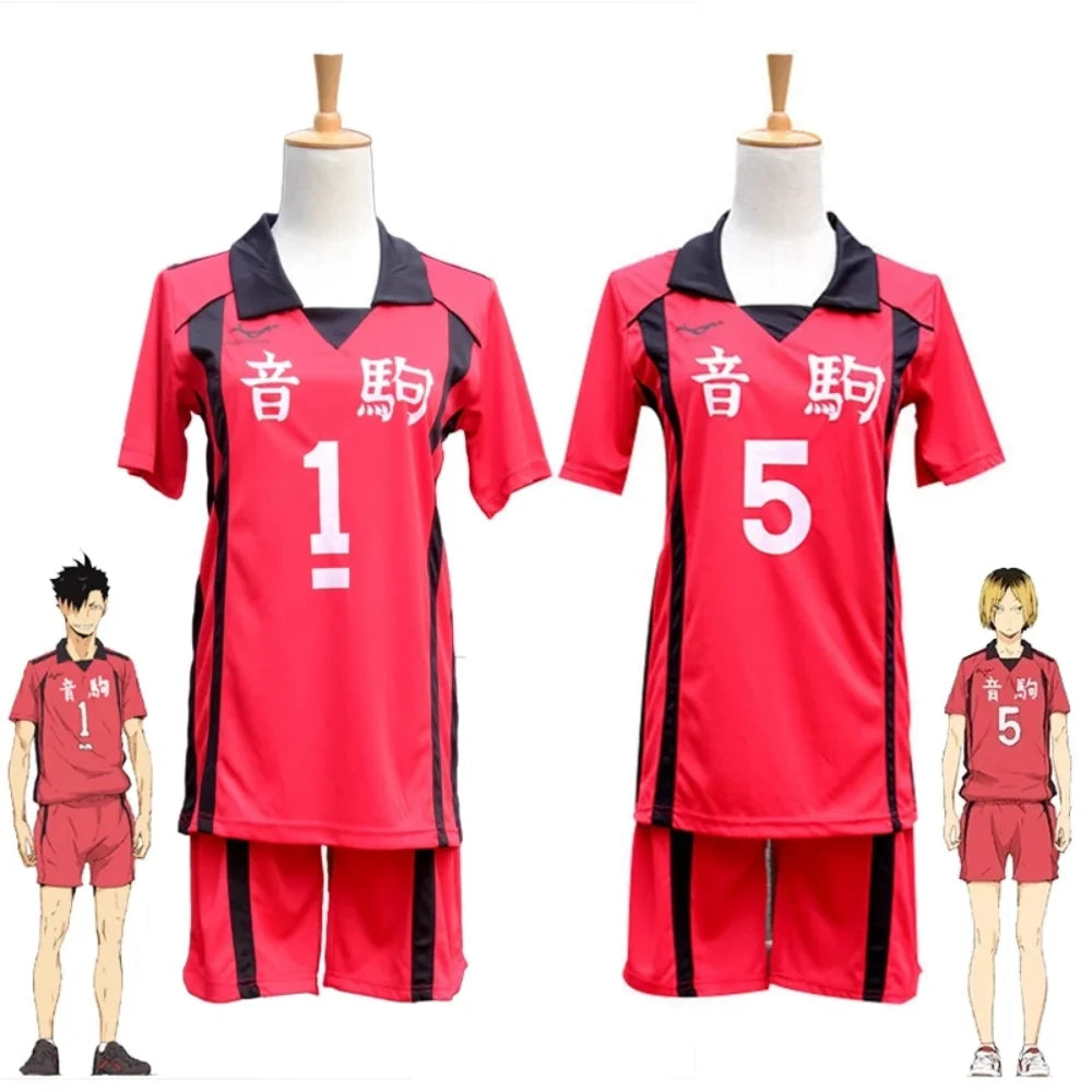 Haikyuu!! Karasuno & Nekoma Volleyball Cosplay Set – Hinata Shoyo-Inspired Sportswear + Knee Pads