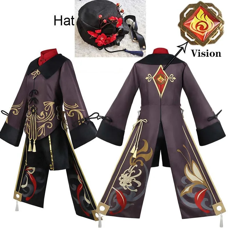 Hu Tao Cosplay Outfit – Ghostly Glam for Genshin Impact Queens