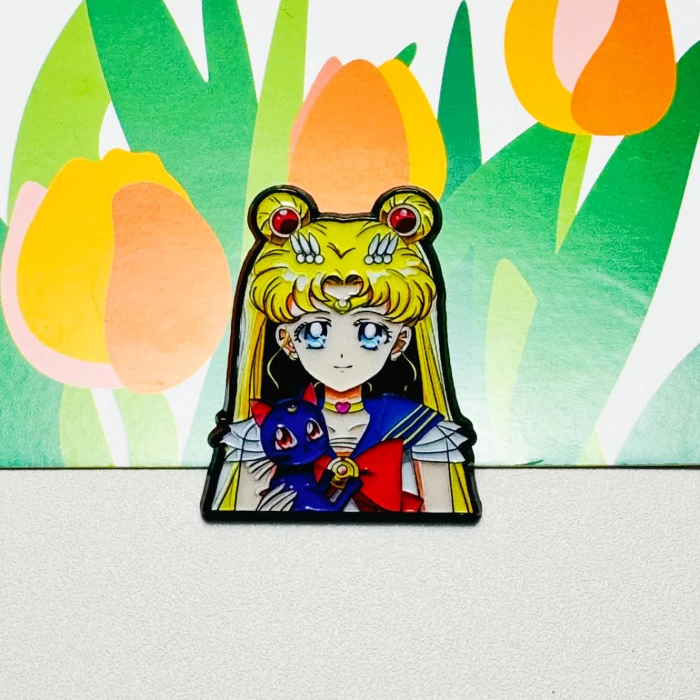 Japanese Sailor Moon Anime Brooches Lapel Pins