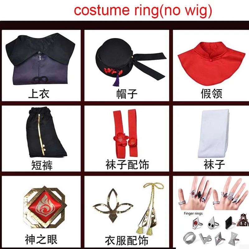Hu Tao Cosplay Outfit – Ghostly Glam for Genshin Impact Queens