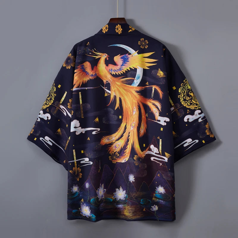 Traditional Japanese Yukata Kimono – Elegant Anime-Inspired Style for Cosplay & Beach Days