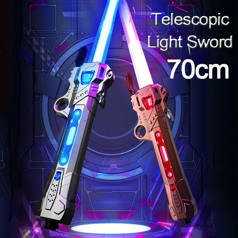 Unleash Epic Glow Battles! π Ultimate Color-Changing Laser Sword: Rotates, Expands & Lights Up β The Perfect Combo for Kids and Adults to Play, Decompress, and Dazzle!βοΈπ«