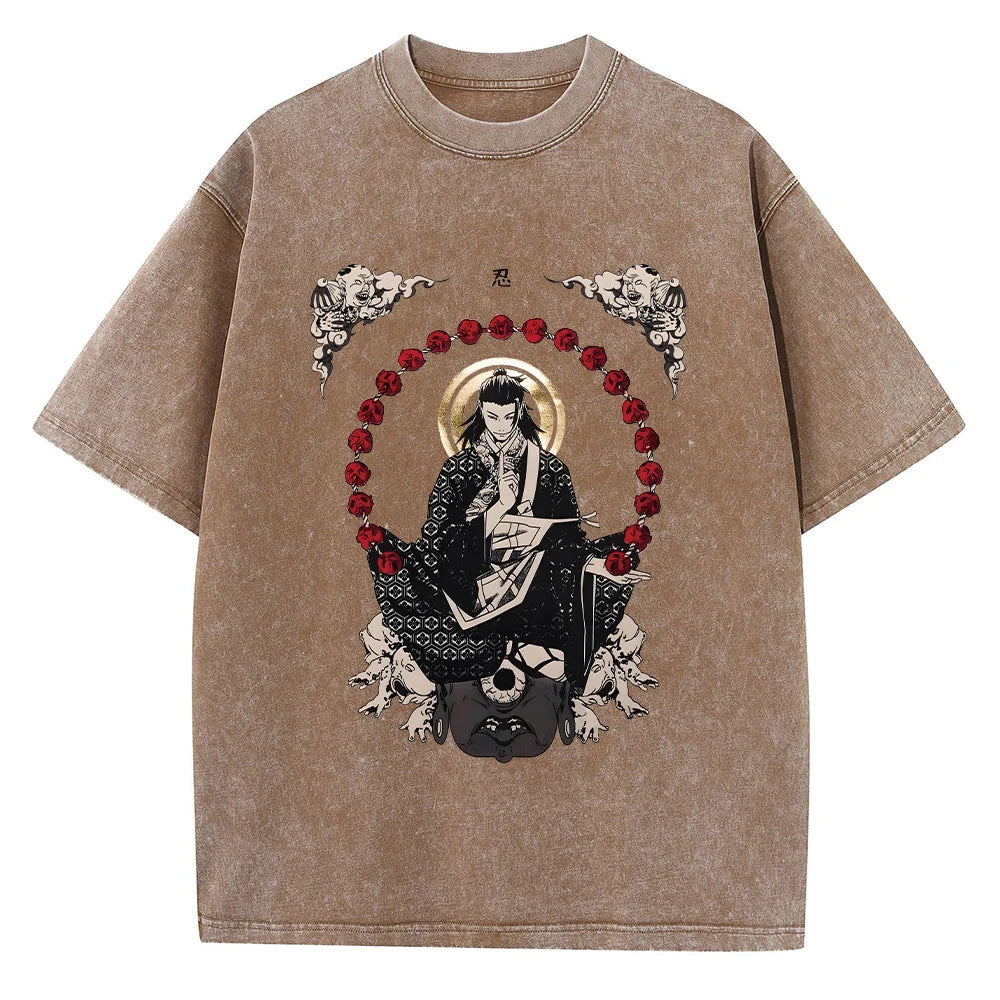 Anime Vintage Washed T-shirts