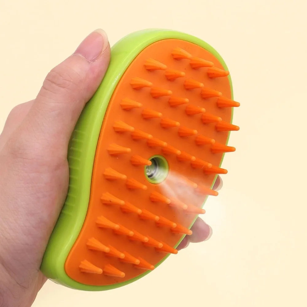 Grooming Brush 3 in 1 Electric Sprays Massage Combs for your purry cat!