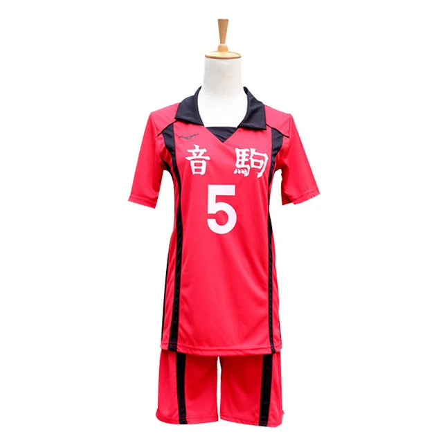 Haikyuu!! Karasuno & Nekoma Volleyball Cosplay Set – Hinata Shoyo-Inspired Sportswear + Knee Pads