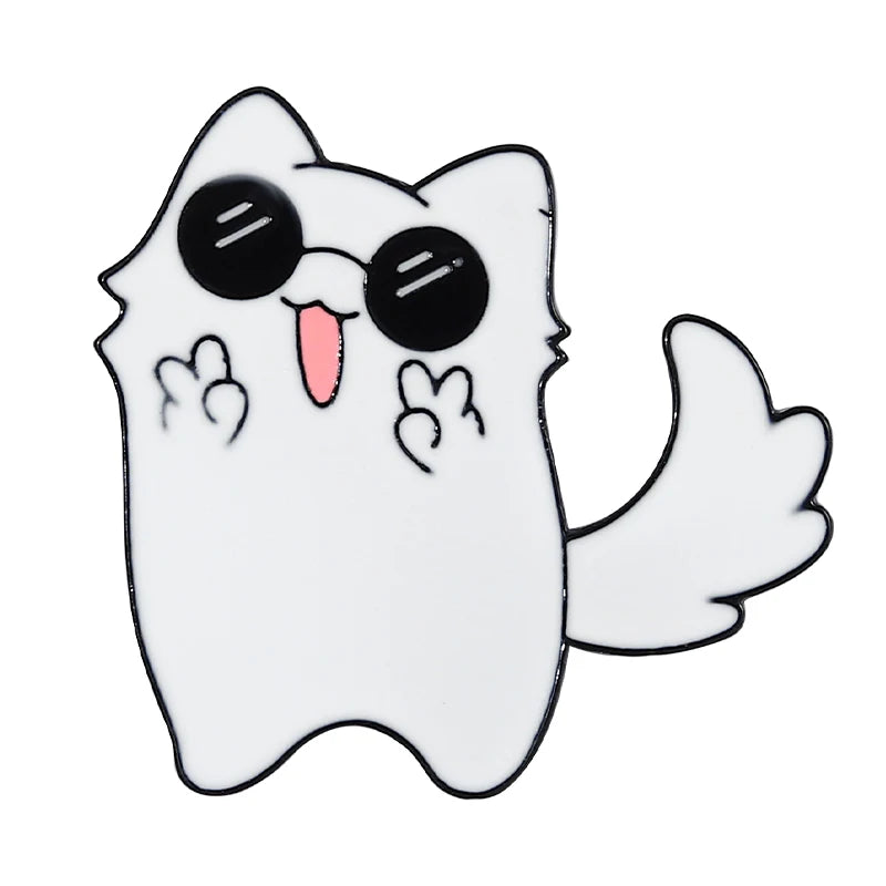 Gojo Meowtoru: Cursed Cuteness Pin
