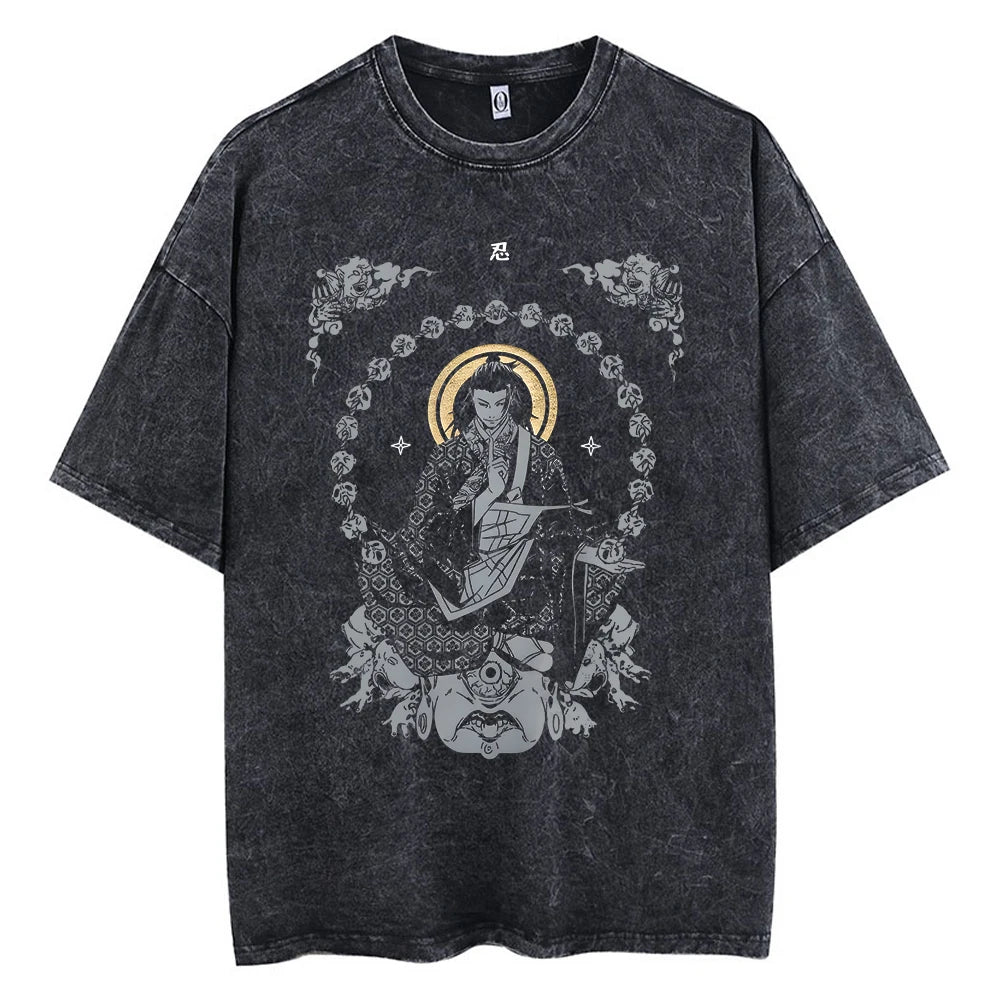 Anime Vintage Washed T-shirts