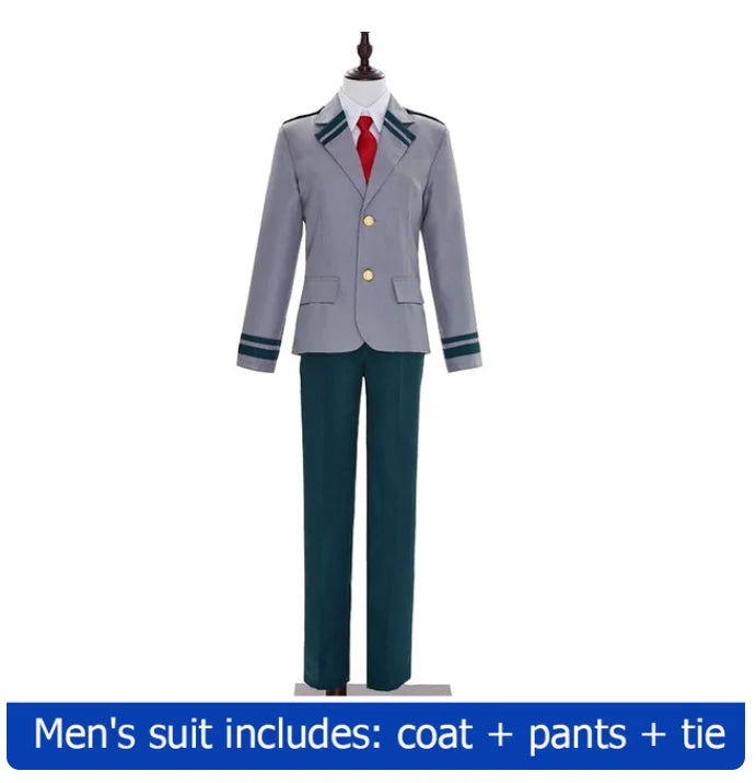 My Hero Academia School Uniform Cosplay – Midoriya & Todoroki Unisex Set + Wig