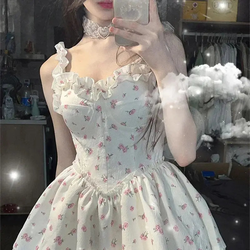 Sakura Sweetheart Dress: Anime Date Night Edition