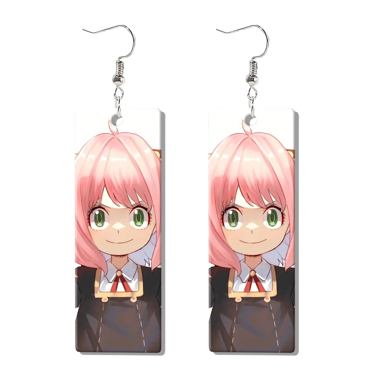 SPY×FAMILY Acrylic Drop Earrings – Anya, Yor & Loid Cosplay Jewelry