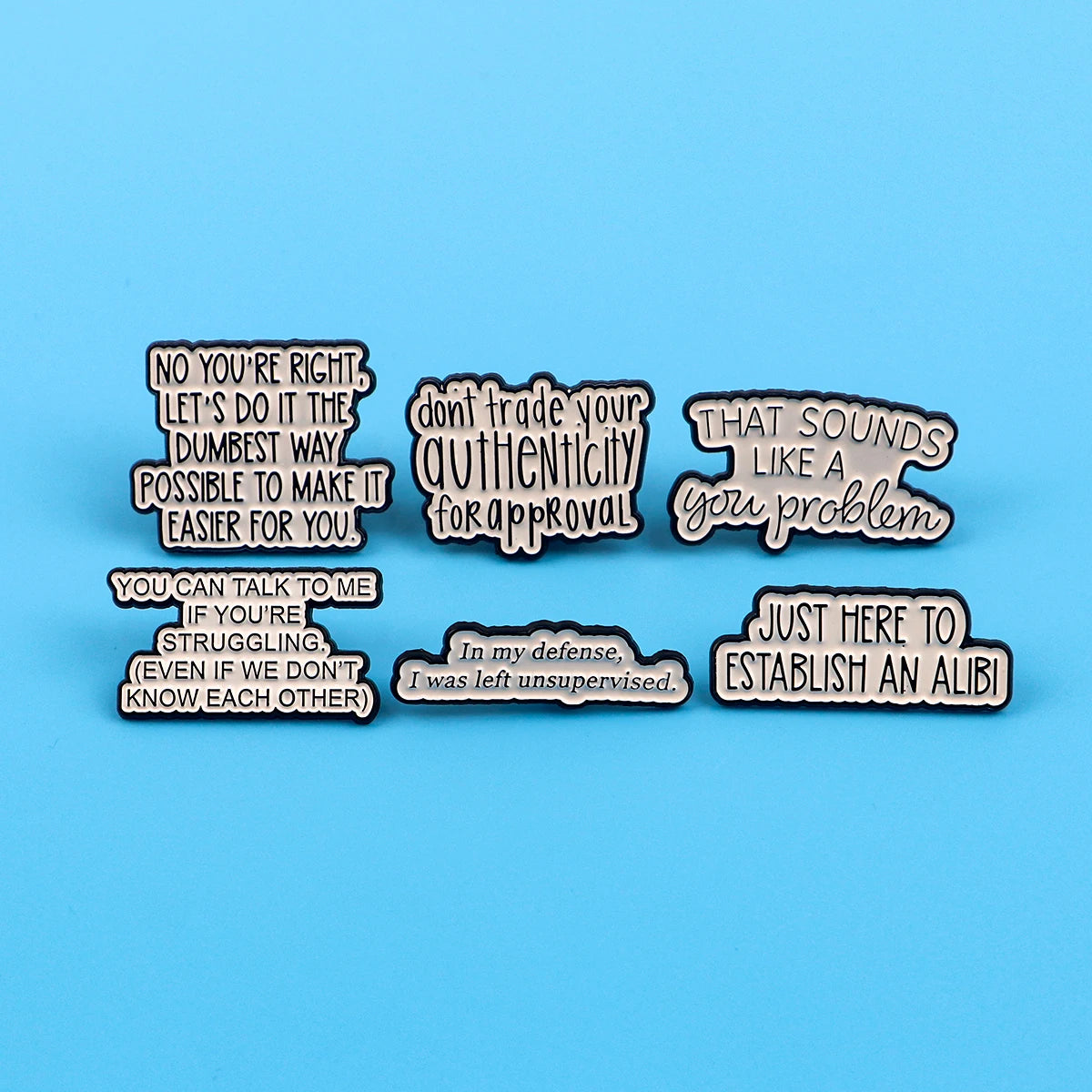 Say It Out Loud Pins: Quote Mode Activated