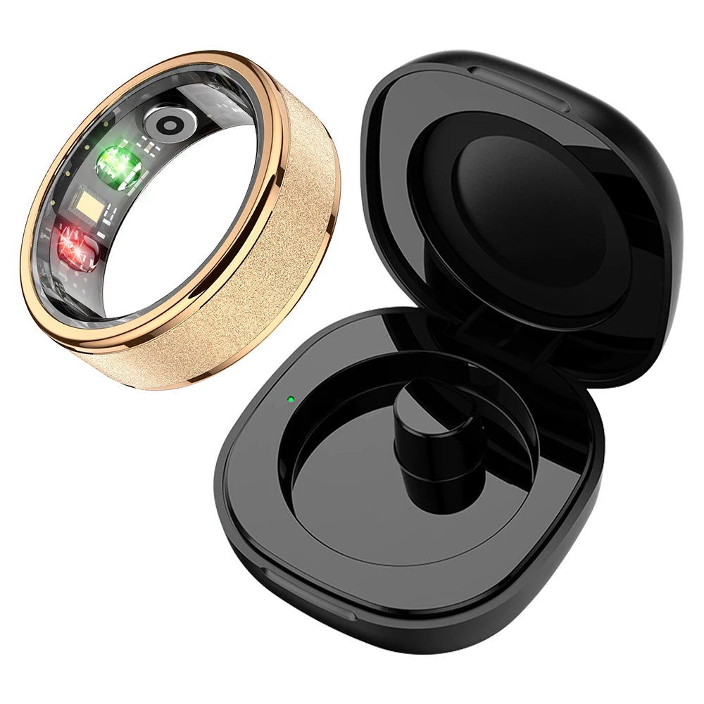 Smart Ring with Charging Case for Men & Women, Health and Sleep Monitor