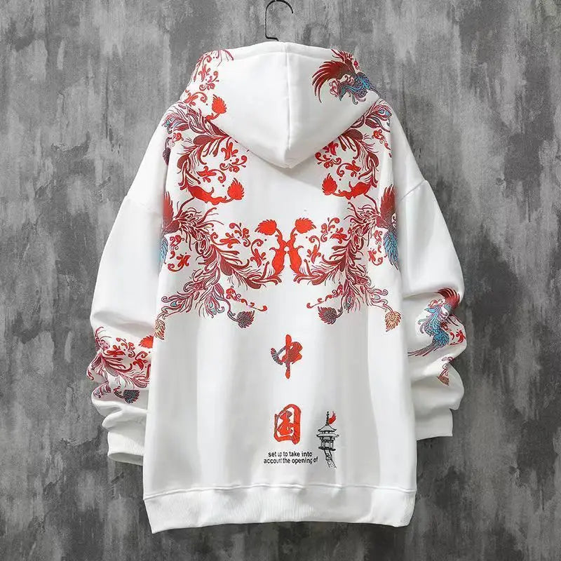 Men's anime hip-hop japanese streetwear Sweatshirt hoodies