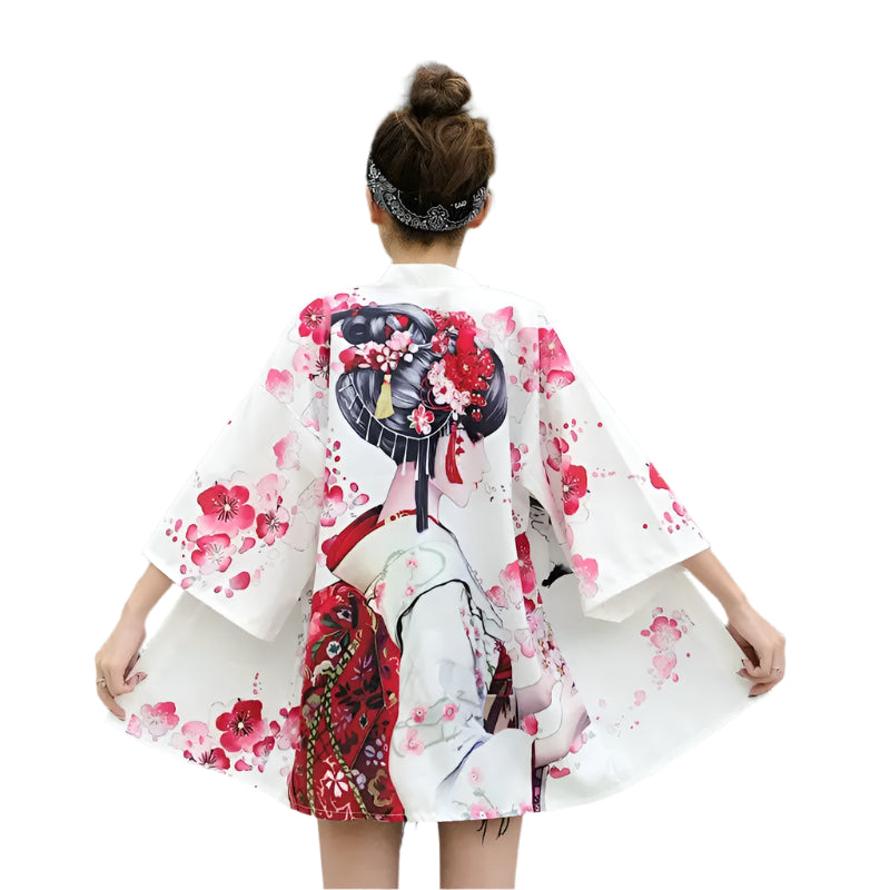 Traditional Japanese Yukata Kimono – Elegant Anime-Inspired Style for Cosplay & Beach Days