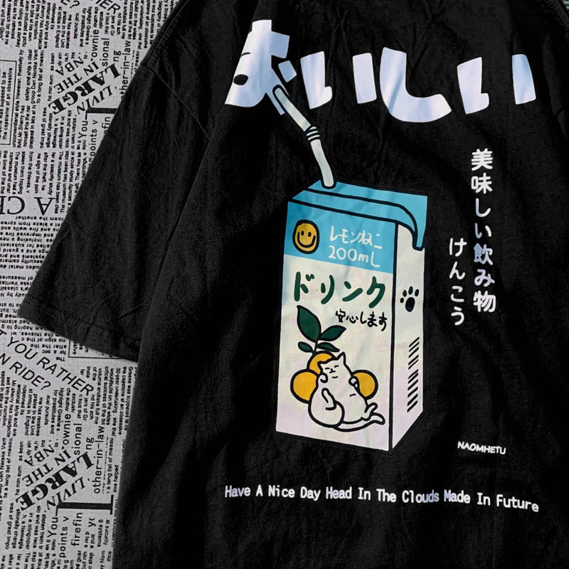 Neko Vibes Tee: Streetwear with Purr-sonality