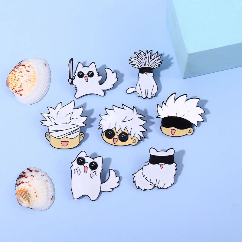 Gojo Meowtoru: Cursed Cuteness Pin