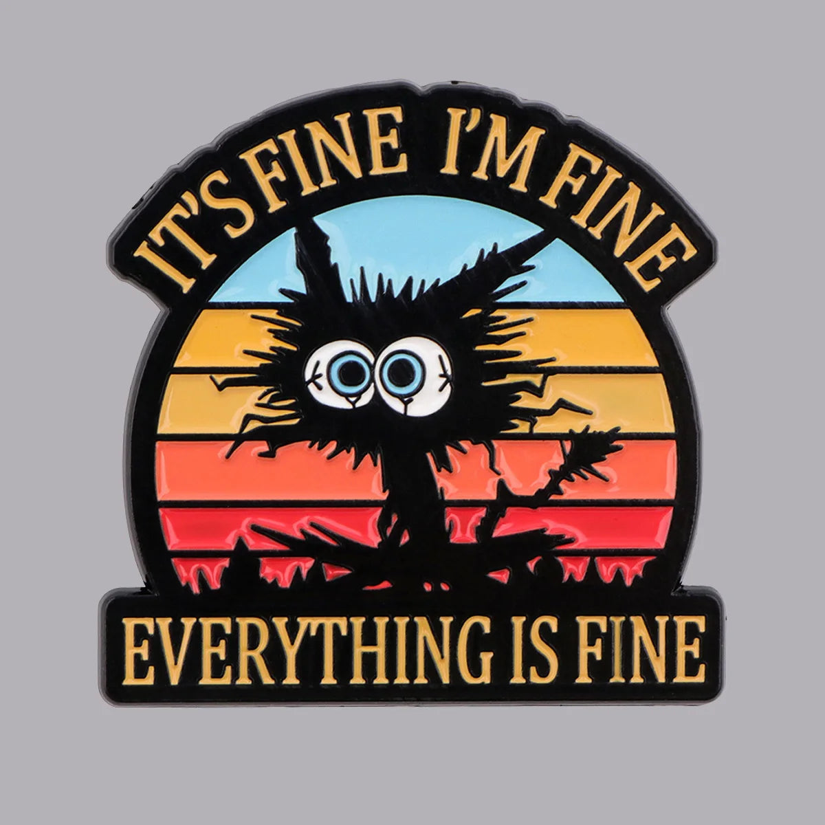 Sassy Cat Pin: Paws & Punchlines