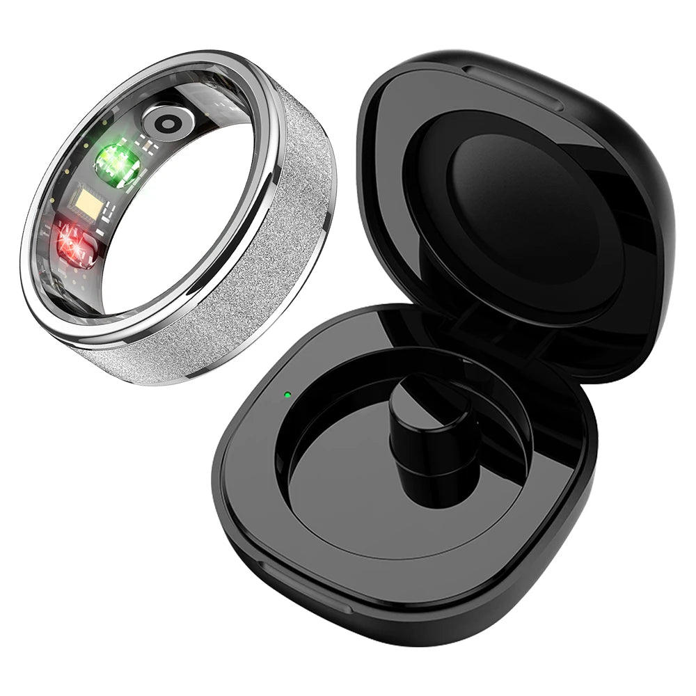 Smart Ring with Charging Case for Men & Women, Health and Sleep Monitor