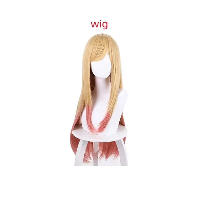 Kitagawa Marin Cosplay Set – My Dress-Up Darling School Uniform + Wig & Accessories
