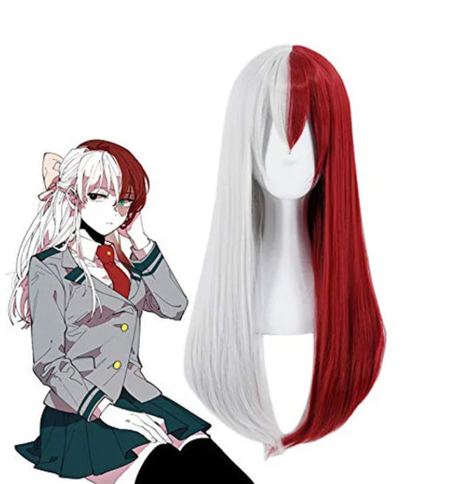 My Hero Academia School Uniform Cosplay – Midoriya & Todoroki Unisex Set + Wig