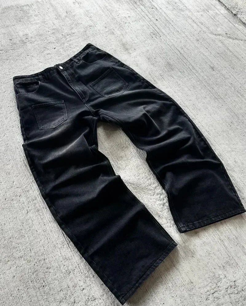 Sakura Drift Jeans: Y2K Bloom Edition