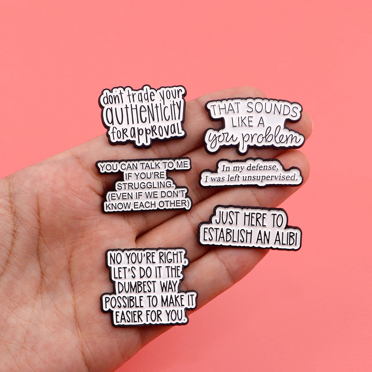 Say It Out Loud Pins: Quote Mode Activated