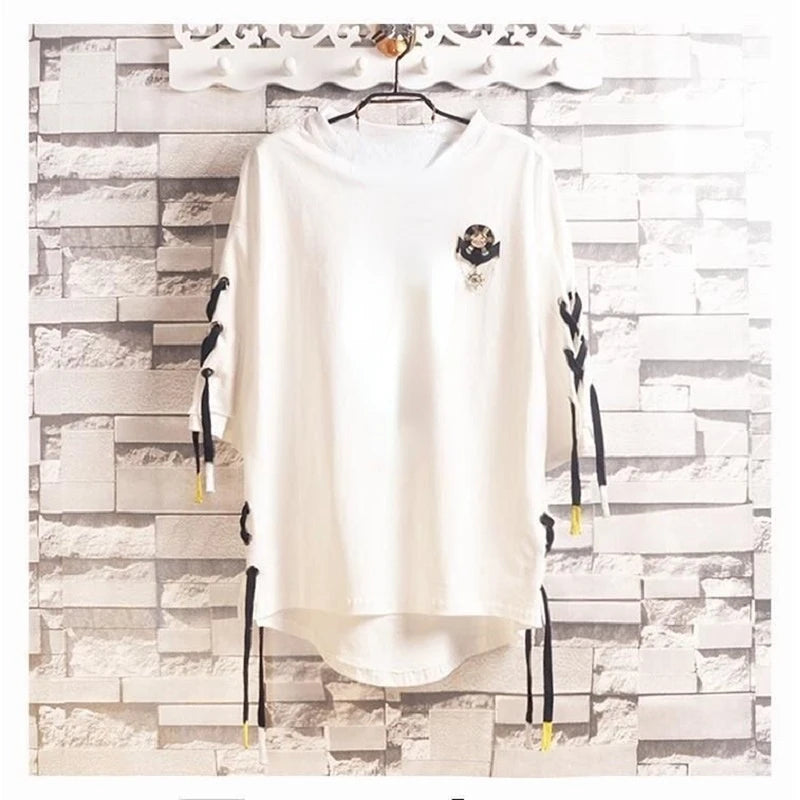 Techwear Anime T-Shirt – Harajuku Y2K Street Style for Men & Women