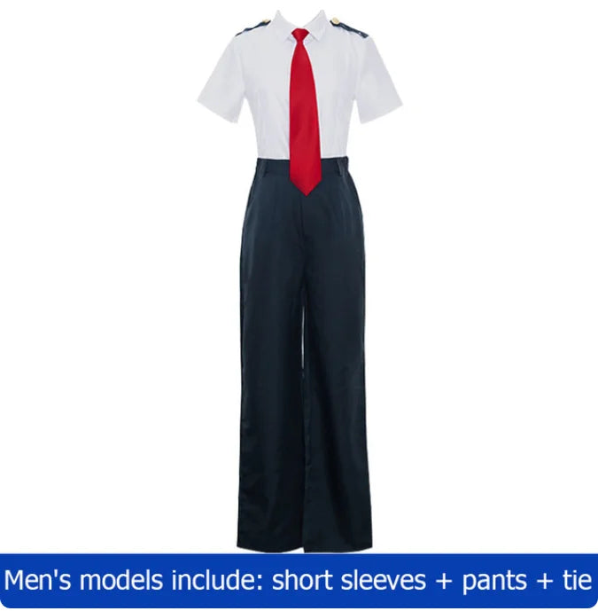 My Hero Academia School Uniform Cosplay – Midoriya & Todoroki Unisex Set + Wig