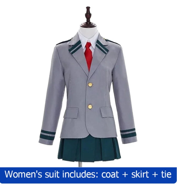 My Hero Academia School Uniform Cosplay – Midoriya & Todoroki Unisex Set + Wig