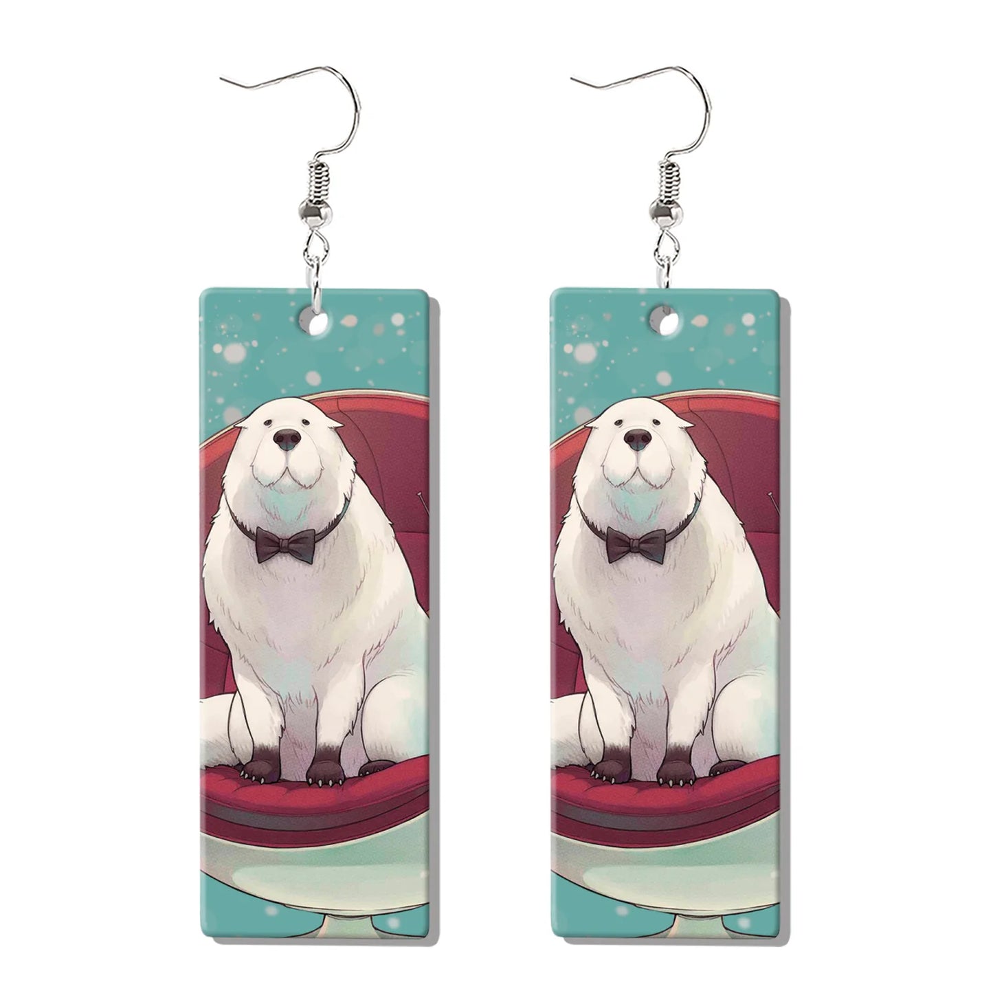 SPY×FAMILY Acrylic Drop Earrings – Anya, Yor & Loid Cosplay Jewelry