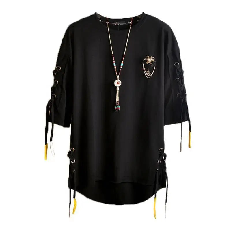 Techwear Anime T-Shirt – Harajuku Y2K Street Style for Men & Women