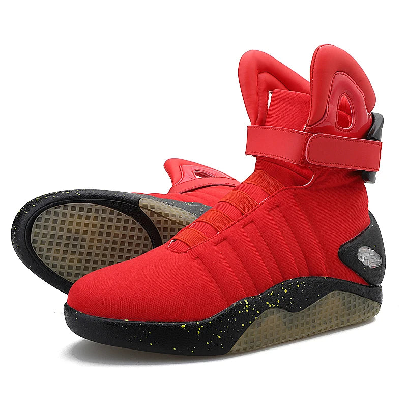 LED Glowing Future Boots – USB Rechargeable Anime Techwear for Men & Women