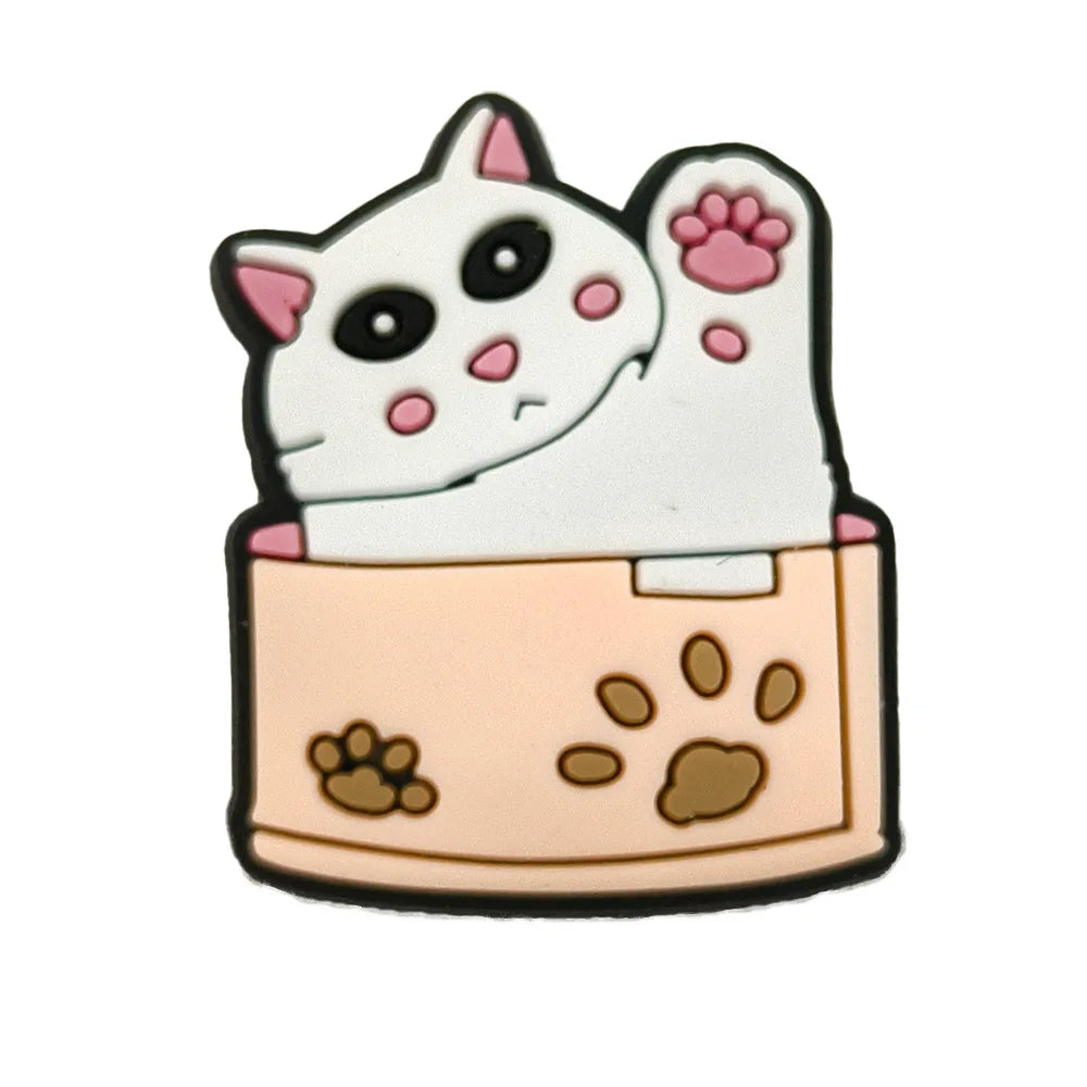 Purrfect Step Charm: Kawaii Cat