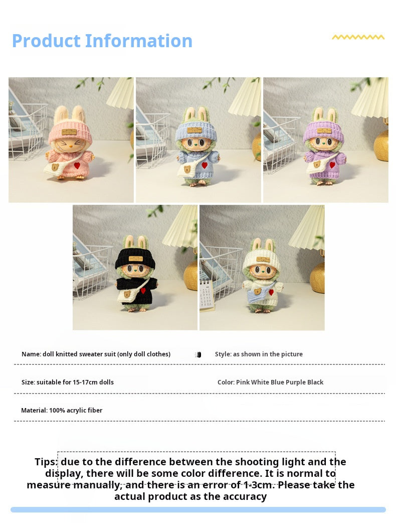 La-bu-bu Clothes Set Only 17cm Outfit for 2nd & 3rd Gen Blind Box Dolls