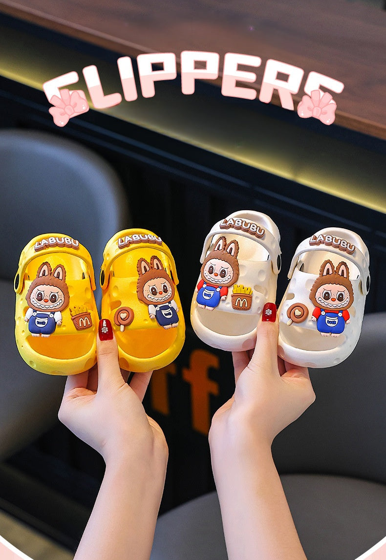 Labubu new cartoon children's boys and girls sandals