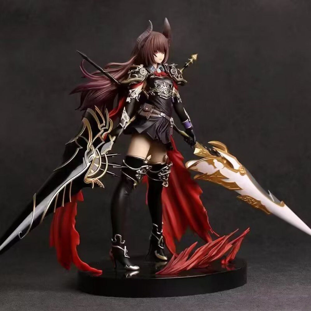 Dark Dragon Knight Fantasy Figure Girl