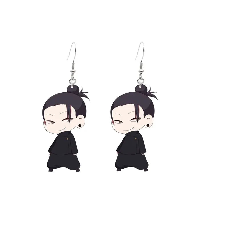 Anime Gojo Satoru Geto Suguru Dangle Earrings