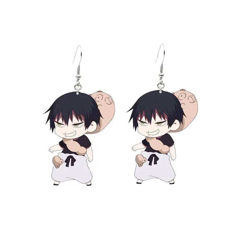 Anime Gojo Satoru Geto Suguru Dangle Earrings