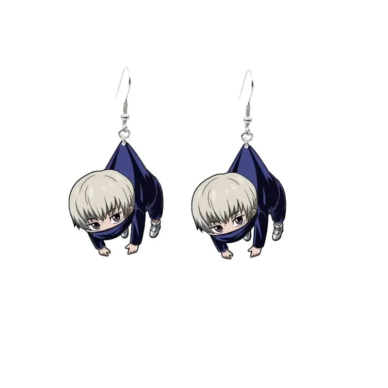 Anime Gojo Satoru Geto Suguru Dangle Earrings