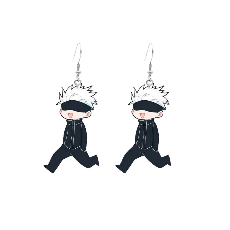 Anime Gojo Satoru Geto Suguru Dangle Earrings