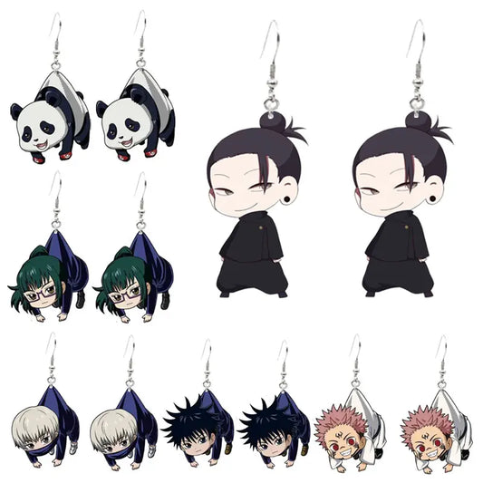 Anime Gojo Satoru Geto Suguru Dangle Earrings